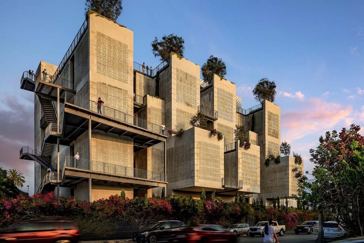 Hollywood Forever Cemetery revela imponente Mausoléu Eco-Brutalista