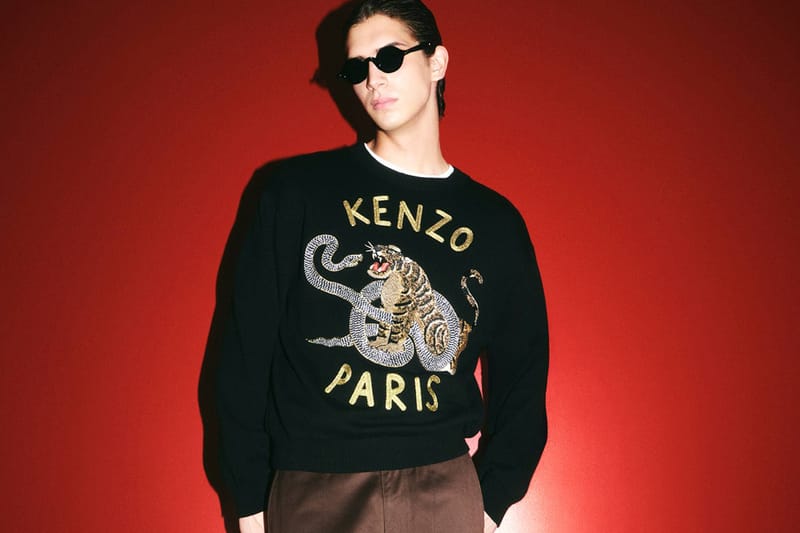 Tigre da Kenzo se Encontra com a Cobra na Coleção Régia de Ano Novo Lunar