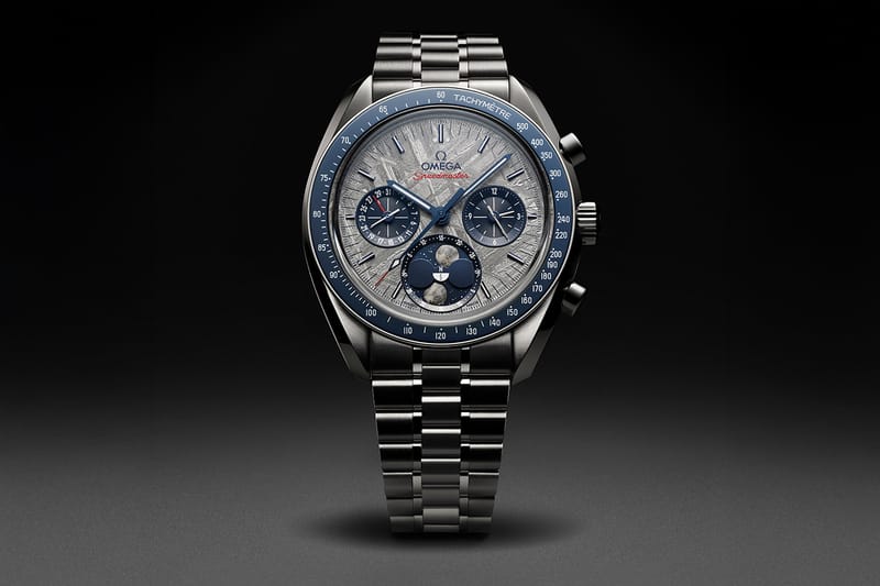 OMEGA Lança Par de Relógios Speedmaster Moonphase com Mostradores de Meteorito