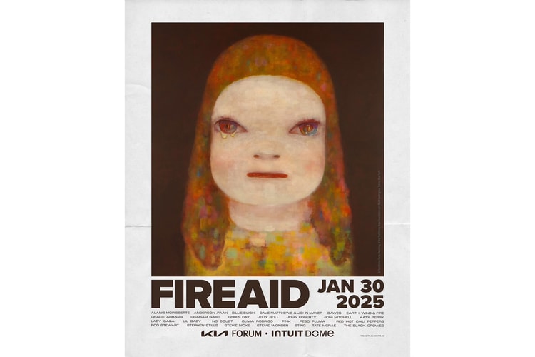 Yoshitomo Nara Cria Produtos do FireAid para Apoiar Vítimas de Incêndios em LA