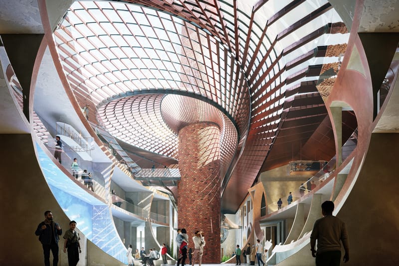 Zaha Hadid Architects Reinventa Fábrica Antiga de Belgrado para Museu Nikola Tesla