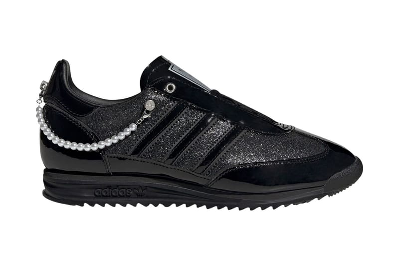 O adidas SL 72 Acabou de Brilhar com 'Black Patent Pearls'