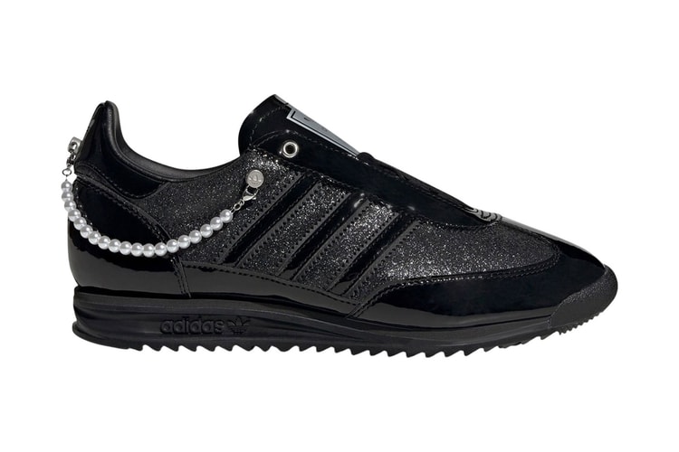 O adidas SL 72 Acabou de Brilhar com 'Black Patent Pearls'