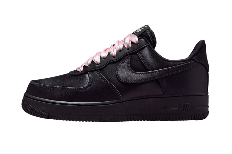 Nike adiciona um toque de elegância ao Air Force 1 Low 'Black Satin'