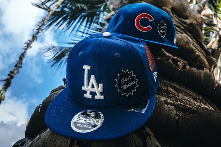 ©SAINT Mxxxxxx e New Era Lançam Coleção Descolada de Bonés da MLB