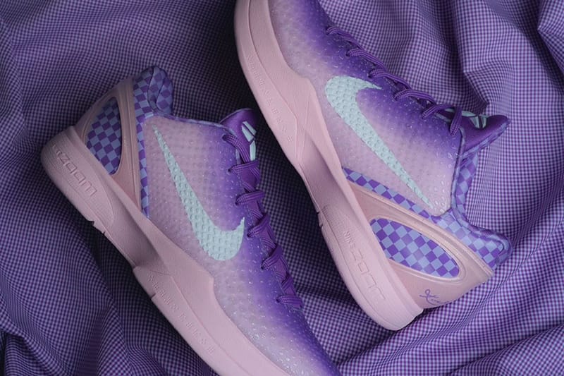 Vanessa Bryant insinua nova colorway "Purple Checkerboard" do Nike Kobe 6 Protro