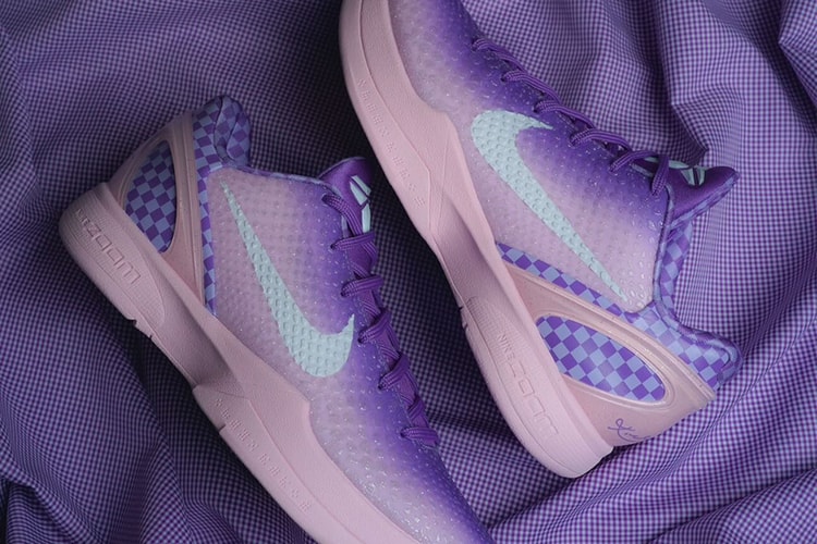 Vanessa Bryant insinua nova colorway "Purple Checkerboard" do Nike Kobe 6 Protro