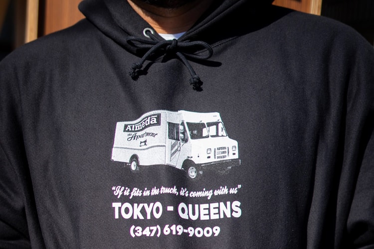 Almeda Club e The Apartment Tokyo Revelam o Hoodie "Tokyo - Queens Moving Co."