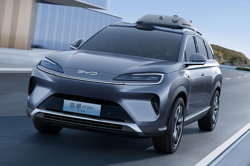 BYD e DJI Revelam Sistema de Drones Integrado ao Teto