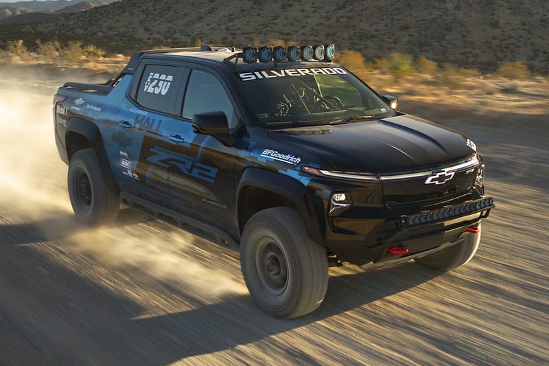 Chevrolet Lança Conceito do Caminhão de Corrida Silverado EV ZR2 com 1.100 HP