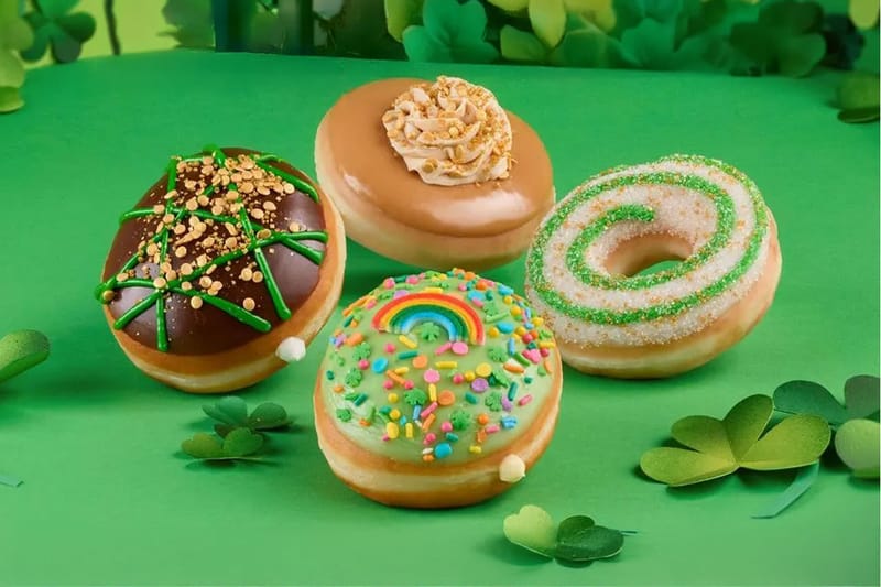 Krispy Kreme revela novas rosquinhas festivas para o St. Patrick’s Day