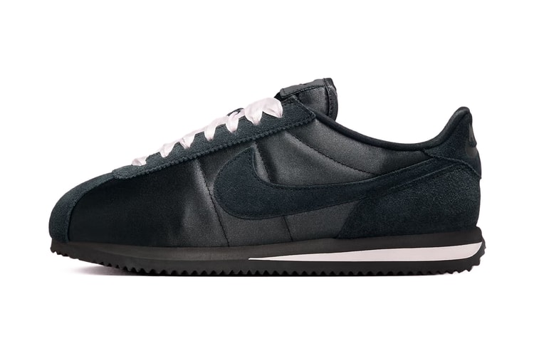 Nike Constrói a Cortez "Preto/Rosa" com Cetim e Camurça