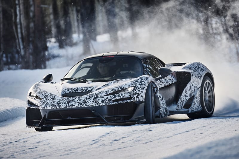 McLaren W1 Conquista Testes no Ártico