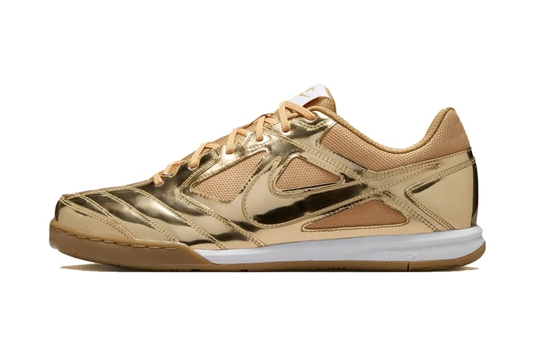 Visão Oficial do Nike Gato “Liquid Gold”