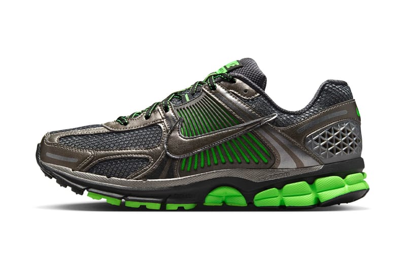 Nike Lança o Zoom Vomero 5 na Colorway Elétrica "Metallic Pewter/Green Strike"