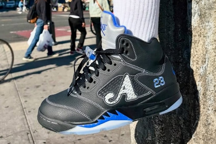 Primeira Olhada no Awake NY x Air Jordan 5 "Racer Blue"