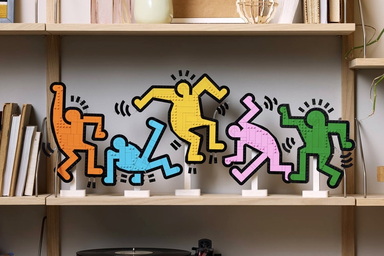 O icônico motivo de Keith Haring ganha vida em novo conjunto LEGO Art