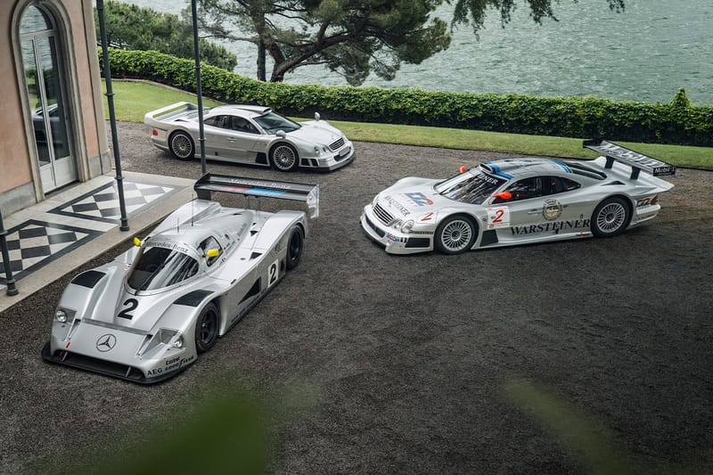Mercedes-Benz exibe rara dupla CLK GTR no Lago de Como