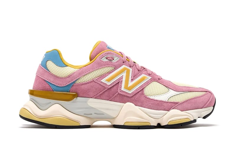 New Balance 9060 ganha makeover excêntrico em Camurça Rosa