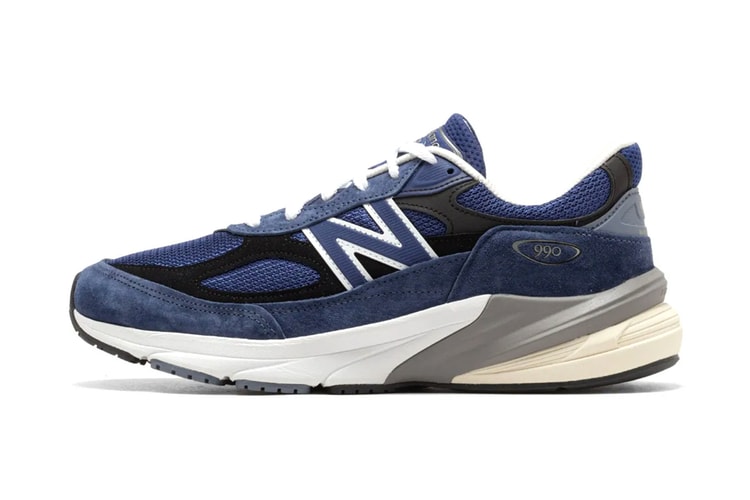 A New Balance MADE in USA mergulha o 990v6 em azul "Inkwell"