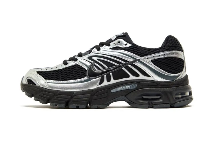 Visual oficial do Nike Air Max Moto 2K “Black/Metallic Silver”