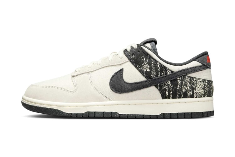 Nike Dunk Low aparece com painéis desgastados em off-noir