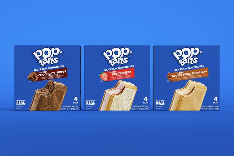 Pop-Tarts chega às seções de congelados com sanduíches de sorvete