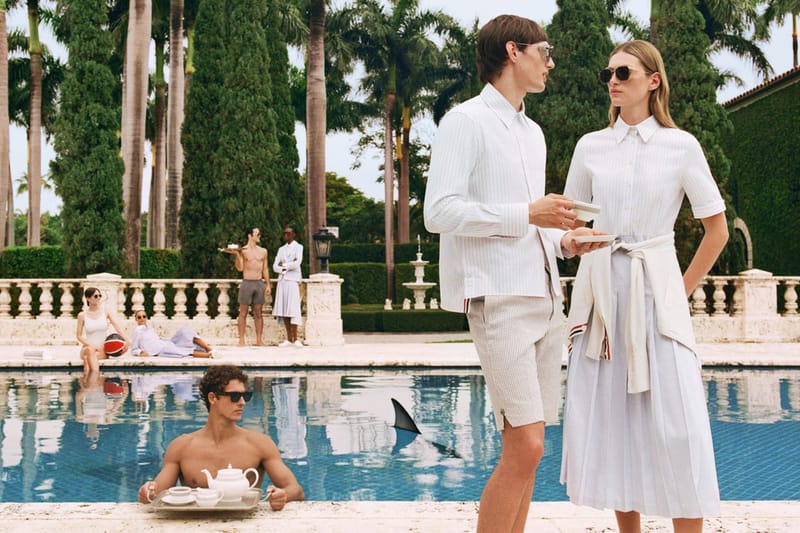 Thom Browne imagina um verão preppy arrasador