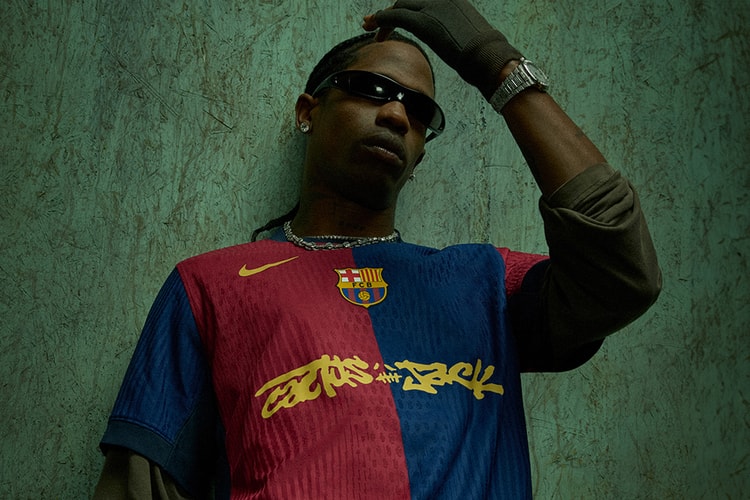 Travis Scott traz o toque Cactus Jack à série de customização de uniformes do FC Barcelona com a Spotify