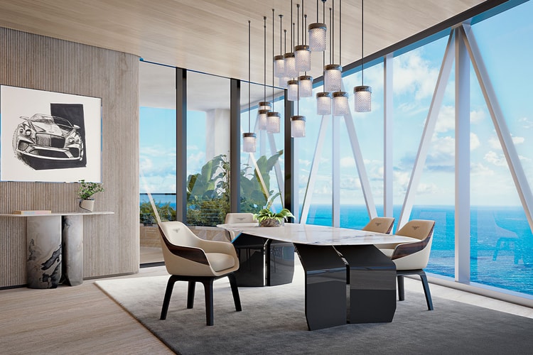 Bentley lança cobertura de US$ 37,5 mi na primeira torre residencial da marca em Miami