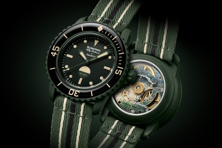 GREEN ABYSS entra para a coleção Bioceramic Scuba Fifty Fathoms da Blancpain x Swatch