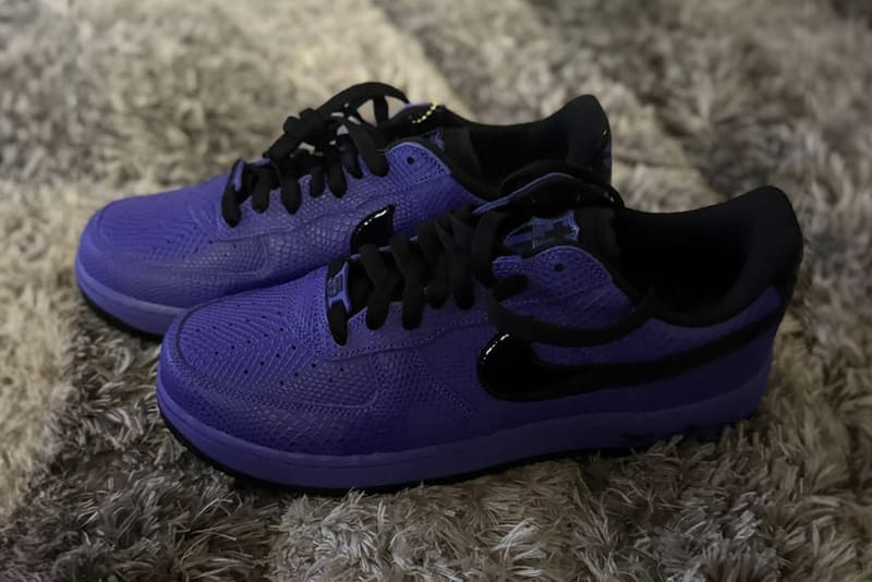 Primeiras imagens do FC Barcelona-temático Kobe Bryant x Nike Air Force 1 Low Protro