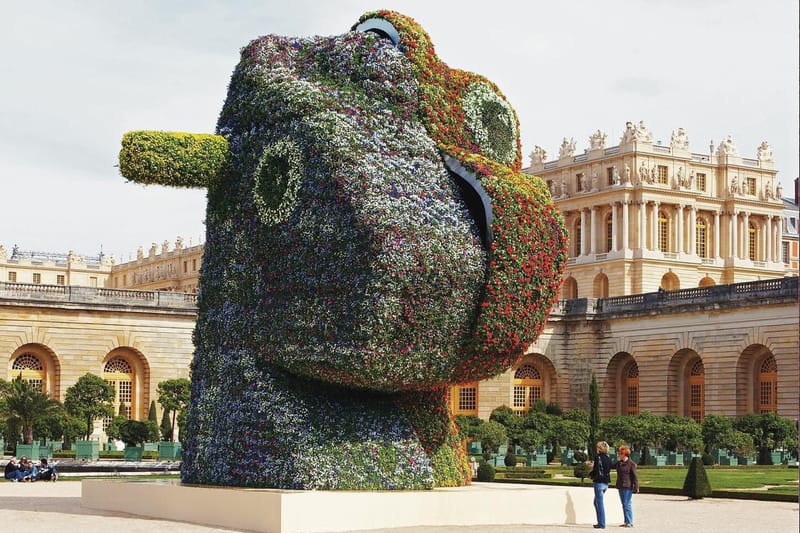 'Split-Rocker', escultura de 11 metros de Jeff Koons, vai florescer no LACMA