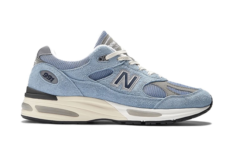 New Balance 991v2 surge em “Celestial Blue”