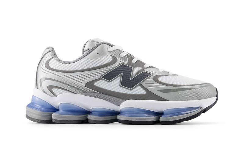 Visual oficial do New Balance 2000 ABZORB “Grey/Blue”
