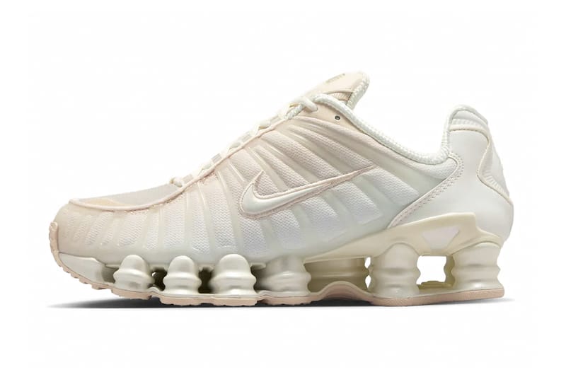 Nike Shox TL chega em Pearl White/Particle Pink