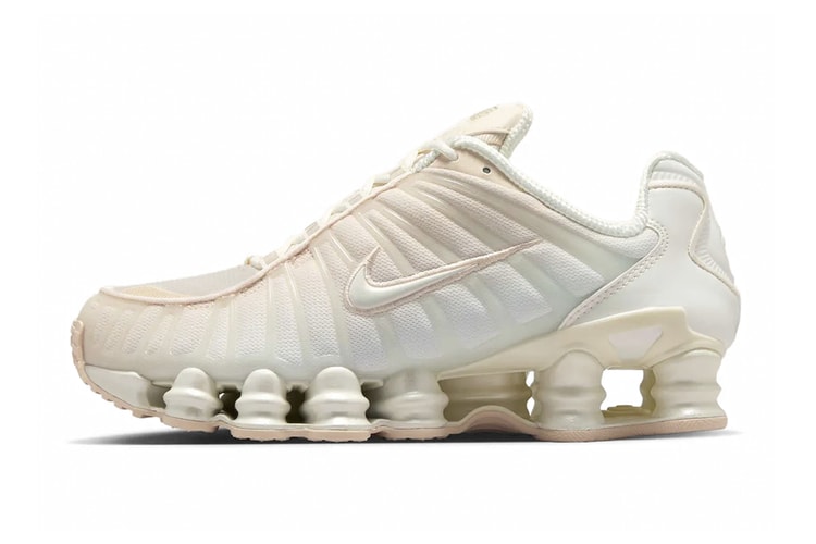 Nike Shox TL chega em Pearl White/Particle Pink