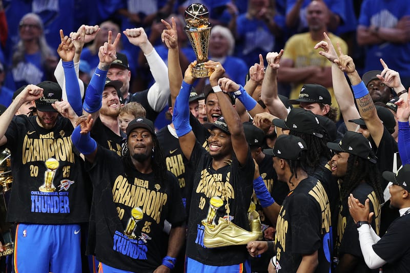 Oklahoma City Thunder é campeão da NBA 2025
