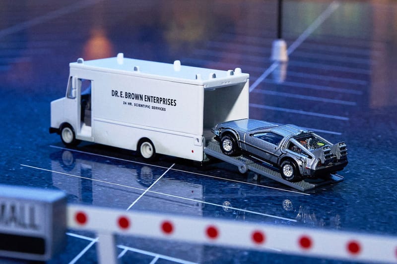 Hot Wheels revela set exclusivo de Back to the Future para a SDCC 2025