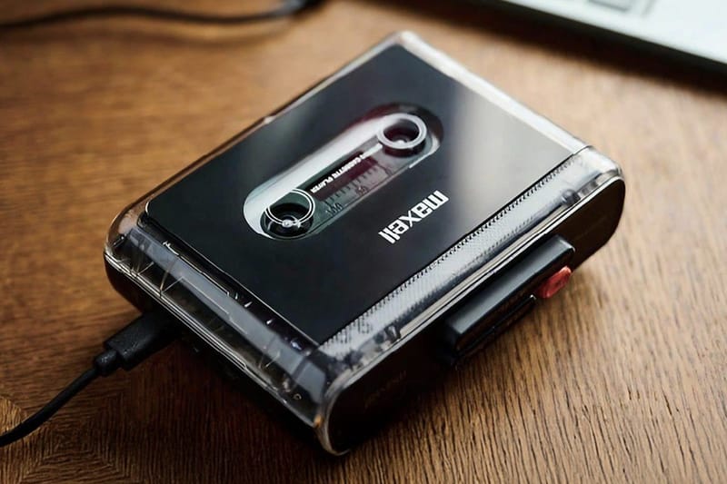 Tocador de fita Maxell MXCP-P100 combina vibe retrô com funções modernas