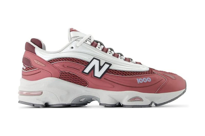 Primeiras imagens oficiais do New Balance 1000 “Monarch Burgundy”