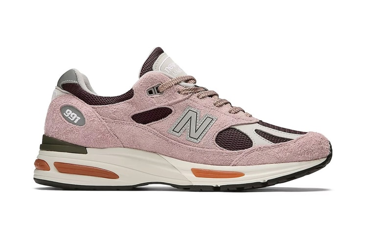 Primeiras imagens do New Balance 991v2 “Brandied Apricot”