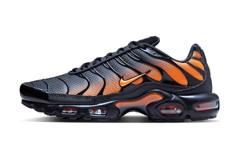 Primeiras imagens oficiais do Nike Air Max Plus “Black/Total Orange”