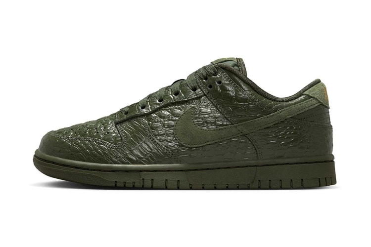Nike Dunk Low “Crocodile” ganha visual reptiliano