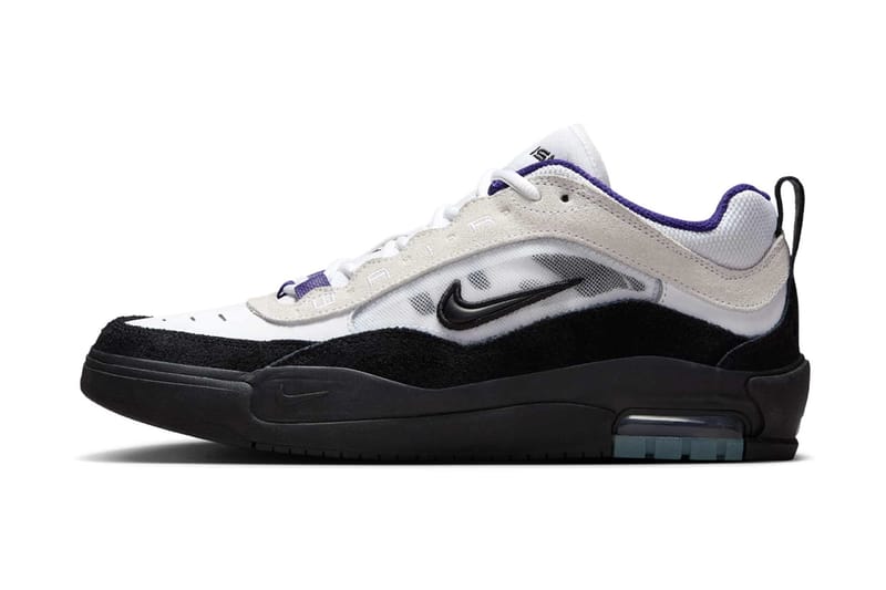 Primeiras imagens oficiais do Nike SB Ishod 2 “White/Court Purple/Black”