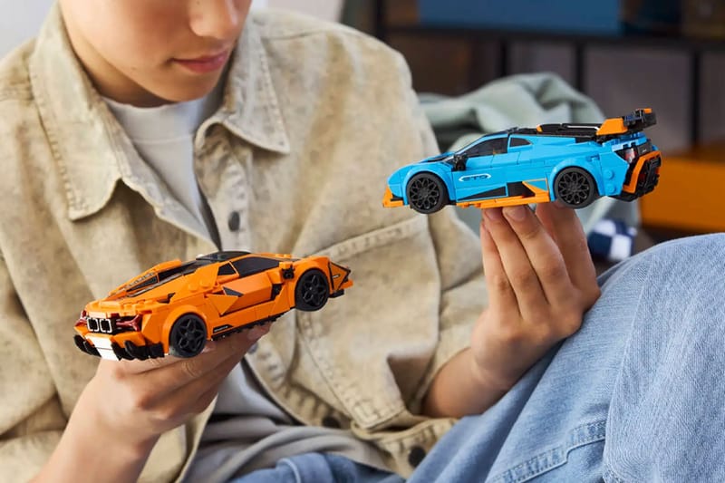 LEGO apresenta novo set Speed Champions da Lamborghini com Revuelto e Huracán STO
