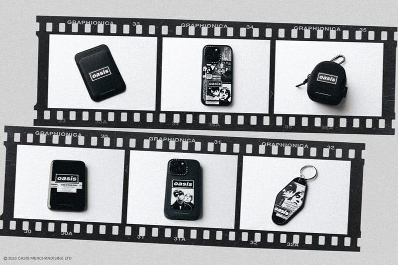 CASETiFY lança coleção de acessórios tech para celebrar o retorno do Oasis