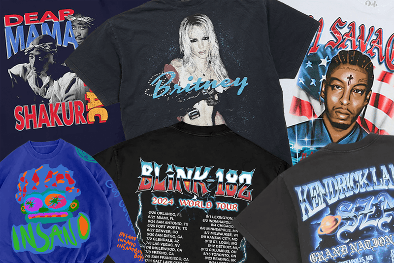 Estas são (algumas das) melhores camisetas de artistas para comprar agora