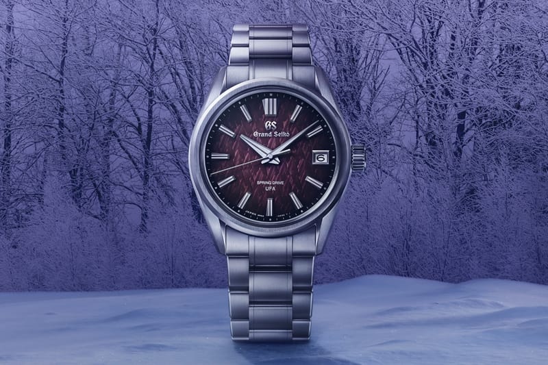 Relógio Grand Seiko “Violet Dawn” da linha Ice Forest captura a beleza do inverno