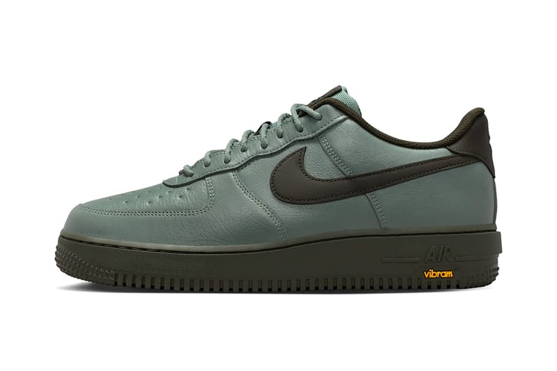 Primeiras imagens oficiais do Vibram x Nike Air Force 1 Low “Clay Green”